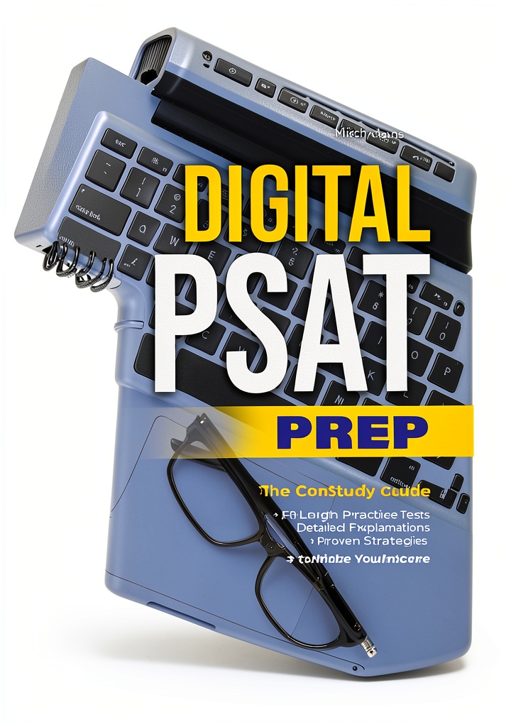 Installing SAT & PSAT Test Prep Guide for College Entrance Exams on a wooden desk