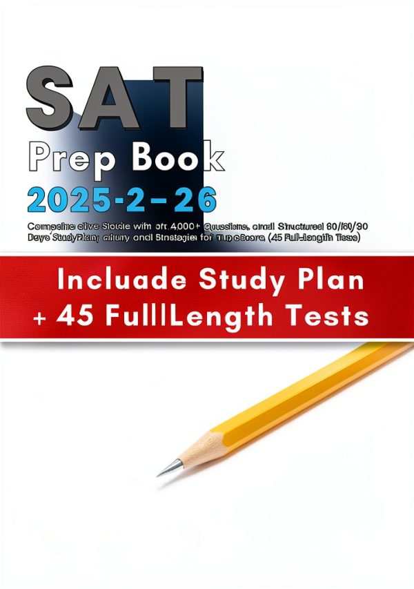 SAT & PSAT Test Guide Kindle Edition by ExamPrep 1117‑Page Study Book-0