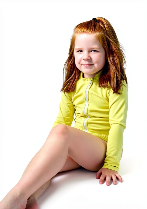 Girls' Rash Guard Shirts by [Brand Name] - UPF 50+ Protection,-5