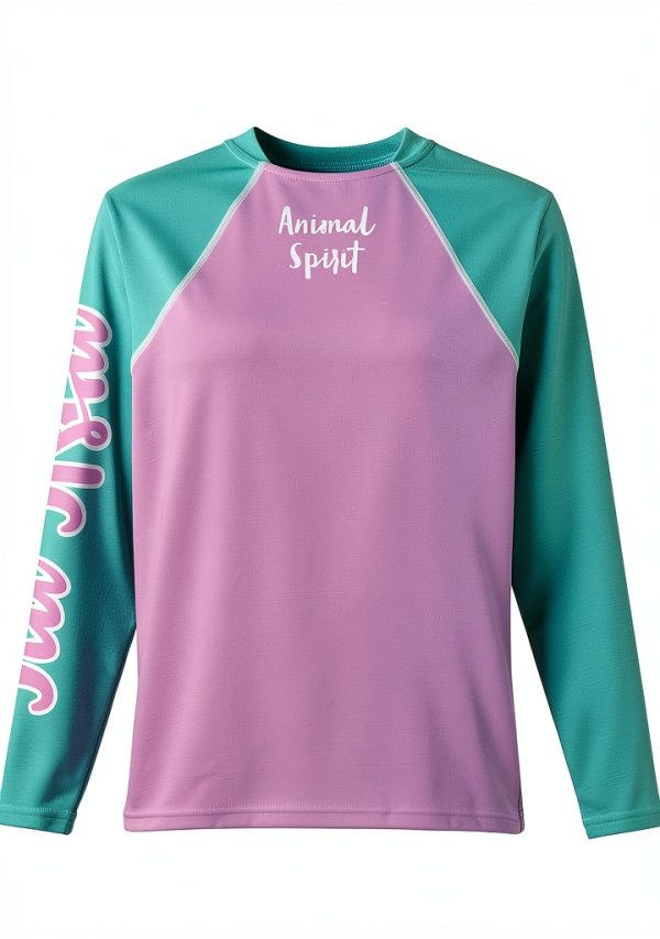 Generic Youth Rash Guard Shirt White Size 10-20 Girls Swimwear-1
