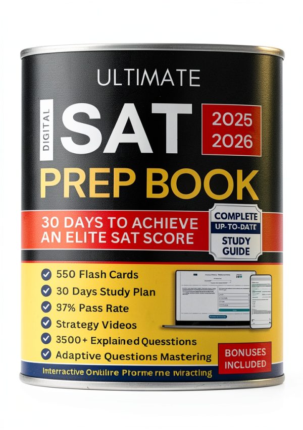 SAT Prep Test Guide by PrepMaster 128‑Page Print Replica-0