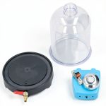 Vacuum Jar Sound Propagation Experiment Kit - Physics Lab Vacuum Chamber for Classroom and Laboratory Demonstration - Educational Teaching Tool with Bell Jar Hood for Sound Waves-0