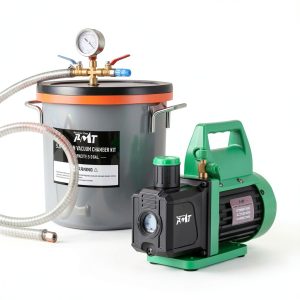 PB Motor Tech 5 gallon Vacuum Chamber with 4.5CFM Pump, Tempered Lid-0