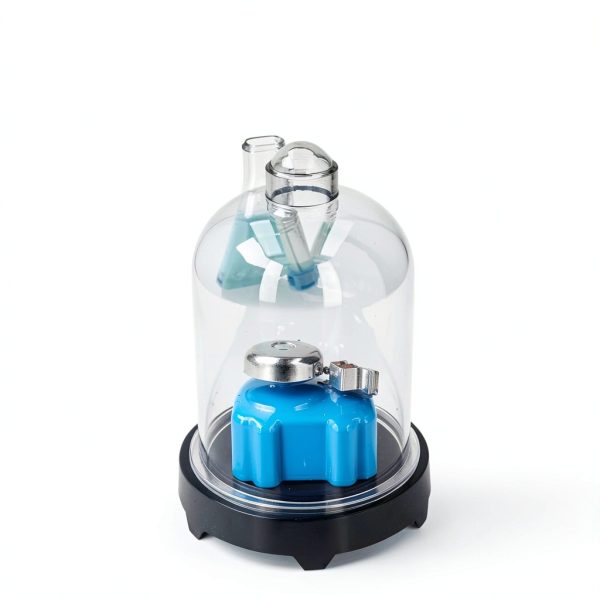 Vacuum Jar Sound Propagation Experiment Kit - Physics Lab Vacuum Chamber for Classroom and Laboratory Demonstration - Educational Teaching Tool with Bell Jar Hood for Sound Waves-5