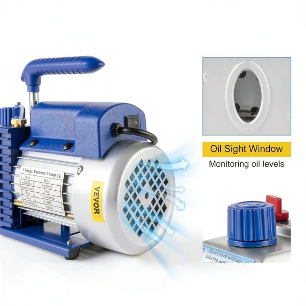 Bestauto 1.5 gallon vacuum degassing chamber kit 2.5 CFM Pump-5