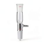 Glass Straight Tube Vacuum Take Off Adapter Deschem 24/40 Borosilicate-0