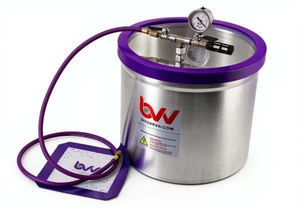 BVV 5 Gallon Aluminum Vacuum Chamber BEST VALUE VACS High Strength-0