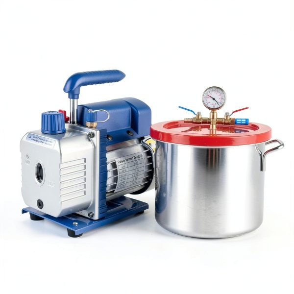 Bestauto 1.5 gallon vacuum degassing chamber kit 2.5 CFM Pump-2