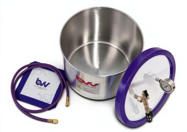 BVV 5 Gallon Aluminum Vacuum Chamber BEST VALUE VACS High Strength-1