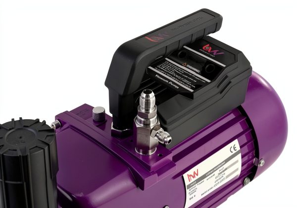 BVV 15 Gallon Aluminum Vacuum Chamber and V9D 9CFM Two Stage Pump Kit-4