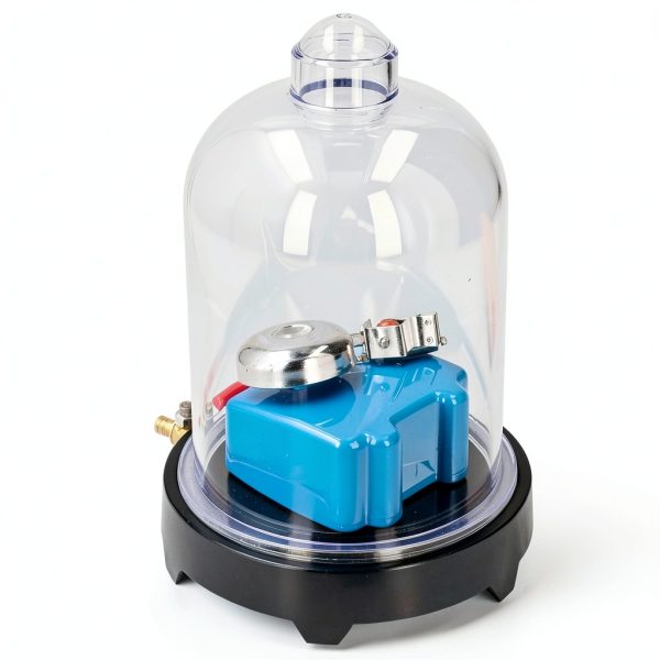 Vacuum Jar Sound Propagation Experiment Kit - Physics Lab Vacuum Chamber for Classroom and Laboratory Demonstration - Educational Teaching Tool with Bell Jar Hood for Sound Waves-4