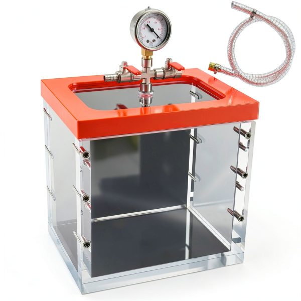 3 Gallon Acrylic Vacuum Chamber Acrylic Clear Perfect for Stabilizing Wood, Degassing Silicones, Epoxie-0