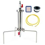 Stainless Steel Vacuum Chamber by P PBAUTOS 45g Extractor with Tripod-0