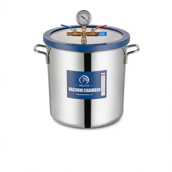 5 Gallon Vacuum Chamber PBAUTOS Stainless Steel Tempered-2
