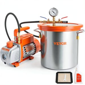 VEVOR 3 Gallon Vacuum Chamber Kit with 3.5 CFM Pump-0