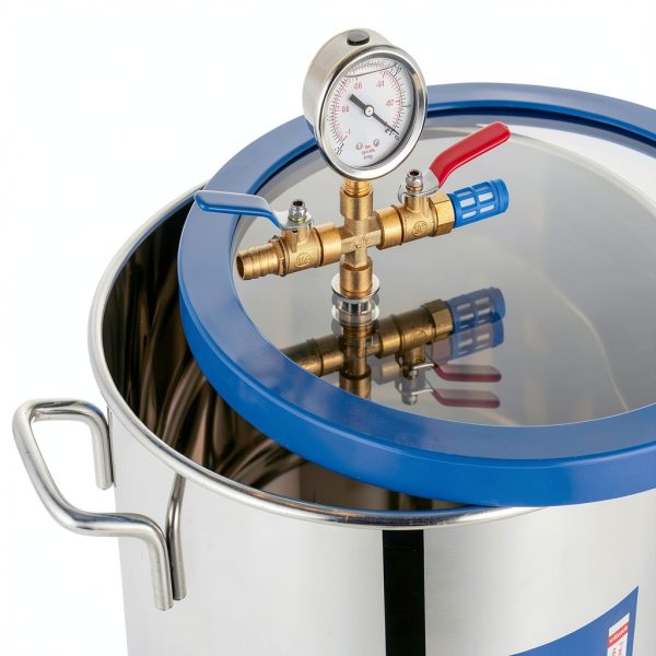 5 Gallon Vacuum Chamber PBAUTOS Stainless Steel Tempered-4