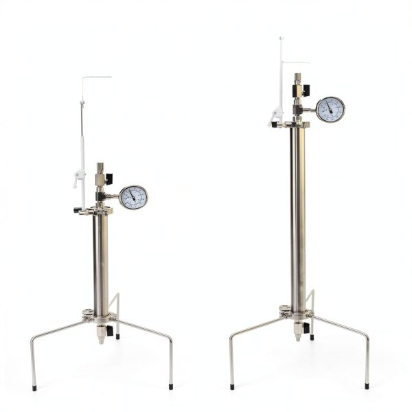 PEEM Self Filling Vegetable Oil Extractor, 90gStainless Steel Vacuum Chamber/Tube with Tripod Used to Extract from Plant Leaves,Closed Loop Extractor Vacuum Chamber Tube Closed Loop Extraction System-4